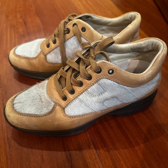 Vintage Hogan furry sneakers size 37 - so fun! - Picture 1 of 7